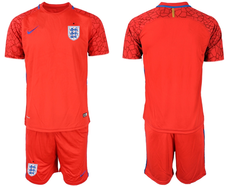 Men 2021 European Cup England red goalkeeper Soccer Jersey2->england jersey->Soccer Country Jersey